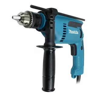 Taladro Percutor Atornillador Eléctrico De 13mm Makita Hp1640 760w + Accesorio Con Caja De Cartón 220v