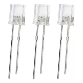 20x Led Retangular 2x5x7mm Transparente Alto Brilho - Cores