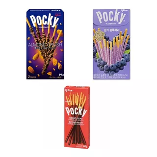 3 Paquetes Pocky Varios Sabores Dulce Japones Blueberry