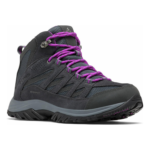 Bota Columbia Mujer Crestwood Mid Waterproof Gris