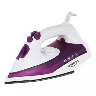 Plancha A Vapor Power Color Morado-blanco