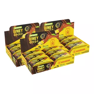 3x Barra Grego Bar Dulce De Leche Havanna- Nutrata- Promoçao