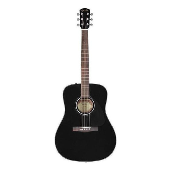      Fender Cd-60 Dreadnought V3, Black, Guitarra Acústica