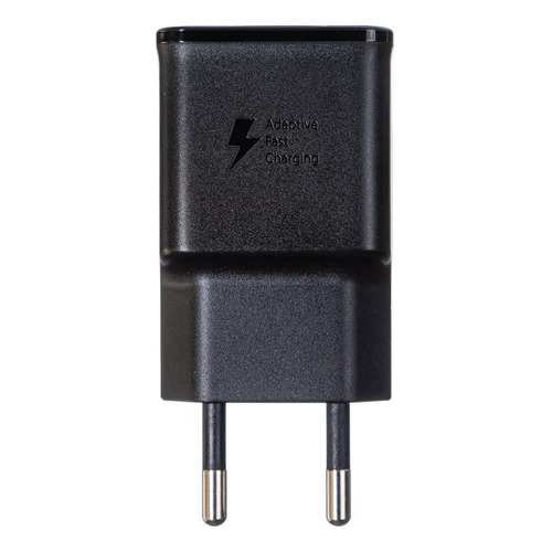 Cargador Samsung EP-TA200B usb-c de pared con cable carga rápida negro