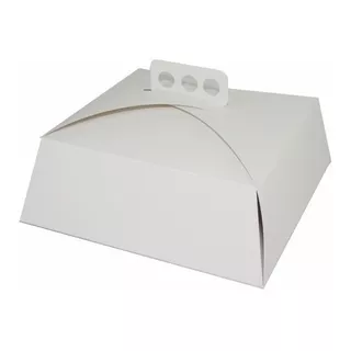 Caja Torta Blanca (30x30x10) X 50 Unidades Valija Tarta