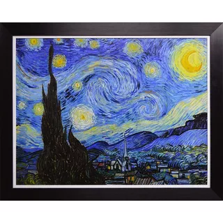 Cuadro La Noche Estrellada Van Gogh Reproduccion En Lienzo