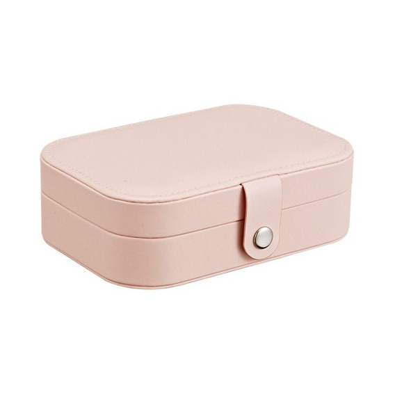 Caja Joyero Alhajero Organizador Anillos Bijouterie Color Rosa