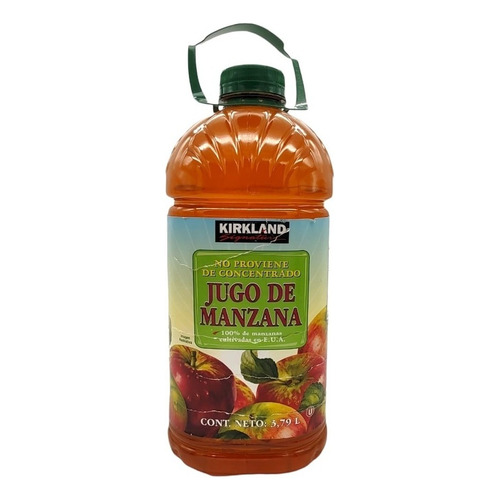 Jugo De Manzana Natural Kirkland Signature 2pzs De 3.79l C/u