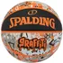 Pelota de básquet Spalding NBA Graffiti nº 7 color orange para entrenamiento de exterior