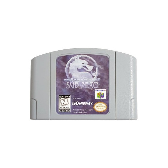 Sub-zero Mortal Kombat Mythologies Nintendo 64 Nuevo