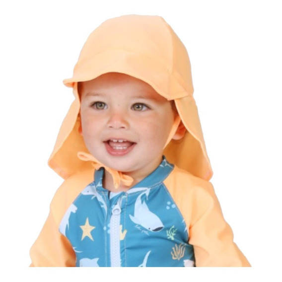 Gorro Agua Bebés Niños Con Filtro Solar Protección Uv50+