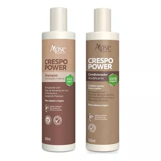 Apse Crespo Power Shampoo E Condicionador
