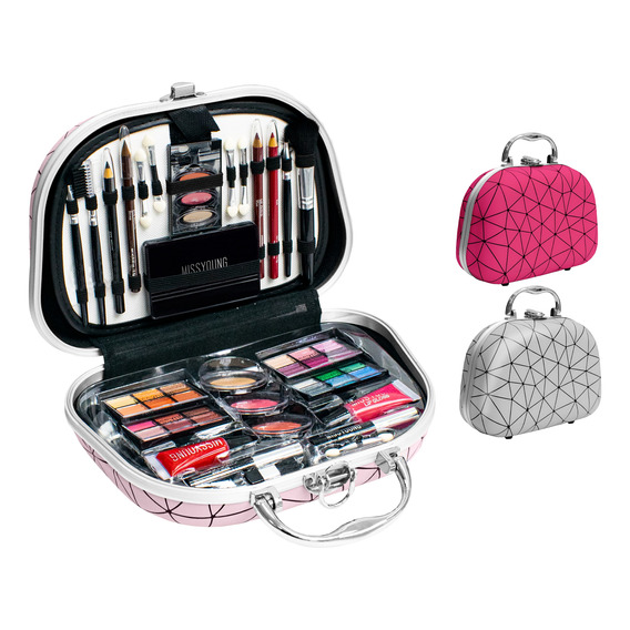 Maletin De Maquillaje Set Porta Cosmetico Makeup 28 Piezas