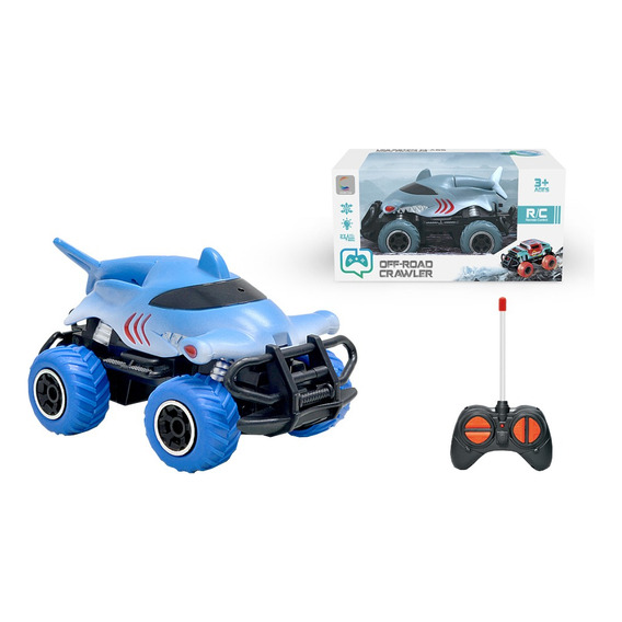 Auto A Radio Control Monster Megalodon Tiburón R/c