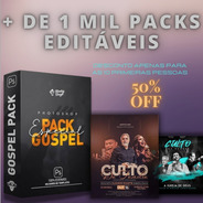 Pack Gospel + De 1000 Psd + Brinde Pack Canva Completo