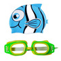 Touca Azul - Oculos Sport Verde