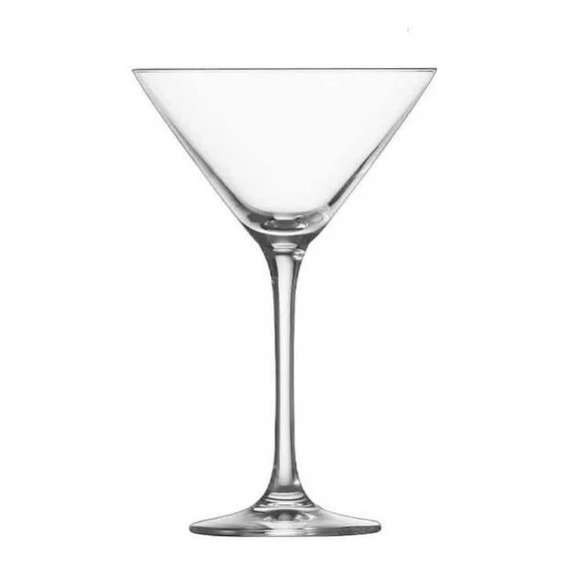 Pack 6  Copa Martini En Vidrio 9 Onzas Bar/ Coctelería