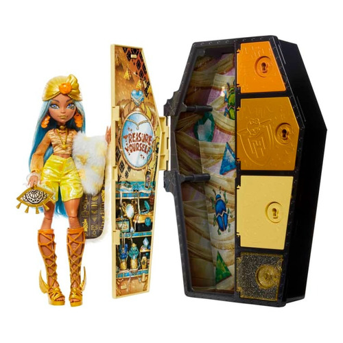 Monster High Cleo De Nile Casillero Con 19 Sorpresas Hnf76