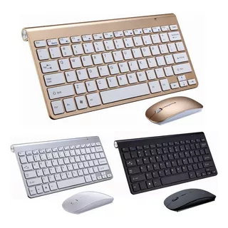 Kit Teclado Y Mouse Inalambrico 2.4g Pc Laptop Usb Xp 7 10