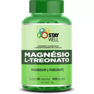 Treonato De Magnesio, 500 Mg, Fórmula Avanzada, 100% Puro, 60 Cápsulas