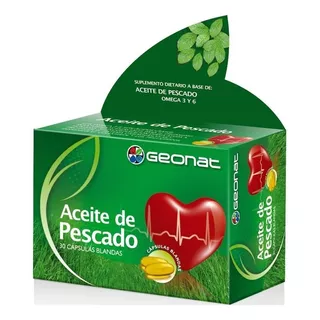 Omega 3 Aceite De Pescado X 30 Cápsulas - Geonat Sabor Neutro