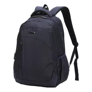 Mochila Urbana Aoking H97068 Color Navy Liso 30l