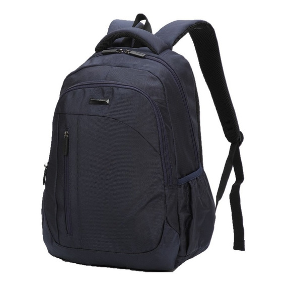 Mochila Urbana Aoking H97068 Color Navy Liso 30L