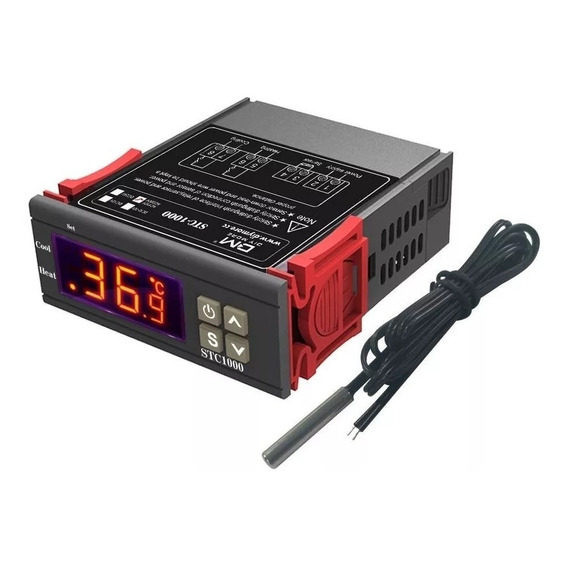 Controlador De Temperatura Digital Stc1000 Frio/calor 200v