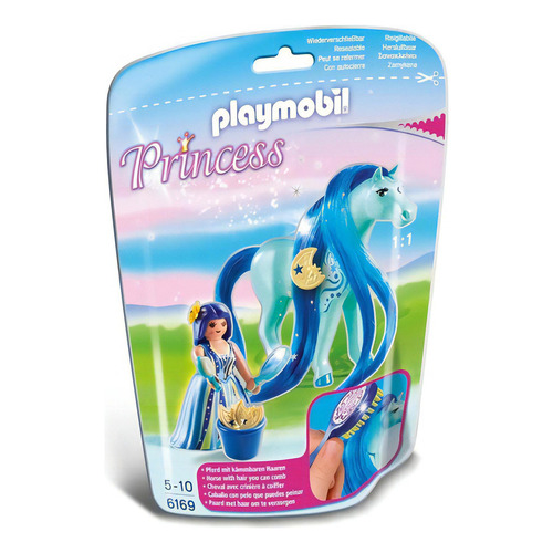 Playmobil Princesa Con Caballo - Azul