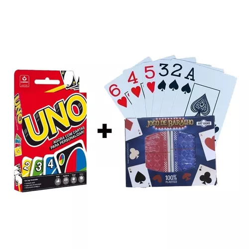 Jogo De Cartas Uno Para Jogar e Brincar Com Os Amigos