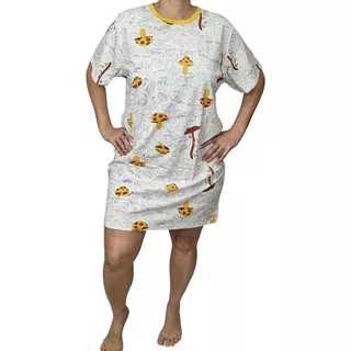 Sonhart Pijama Camisetão 100% Algodão Confortável E Macio