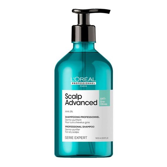 Shampoo Loreal Scalp Advanced Anti-grasa Oiliness 500ml