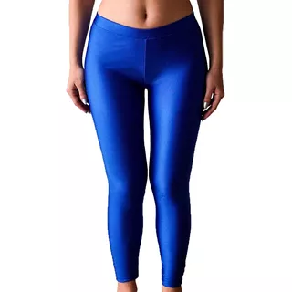 Calza Lycra Mujer Noche Fiesta Brillosa Calce Perfecto 