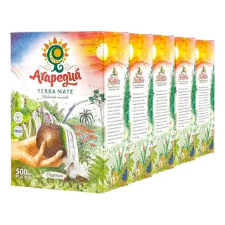 Yerba Arapeguá Orgánica Y Biodinamica 500 Grs Premiun