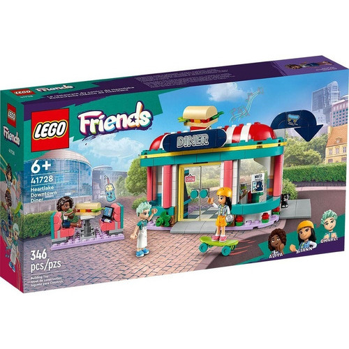 Kit Lego Friends Restaurante Clásico De Heartlake 41728 Cantidad de piezas 346