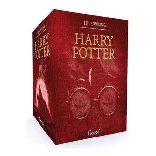 Box Harry Potter Premium Vermelho - Capa Dura (7 Livros) *