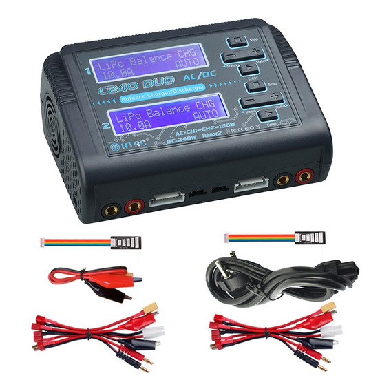 Cargador C240 Duo Lipo Balance De Doble Canal Ac150w Dc240w