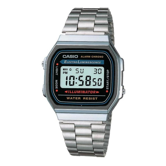 Reloj Digital Casio A1vt Plata Unisex