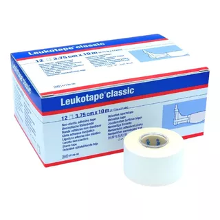 Venda Leukotape Classic 3.75 Cm X 10m Caja X 12 Unidades Color Blanco