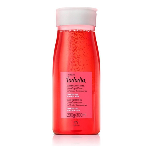 Jabón líquido Natura Tododia Frambuesa y pimienta rosa 300mL