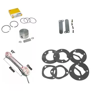 Kit Peças Reparo Compressor Pressure 10 Pes Biela Colo 22mm