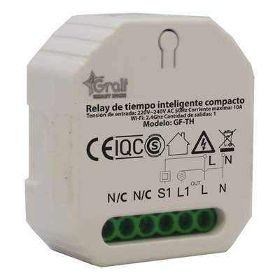 Gralf Llave Termica 16a Wifi Domotica Relay Gf-th