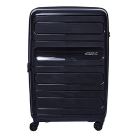 Mala De Viagem Sunside Preta Grande American Tourister Cor Preto Lisa