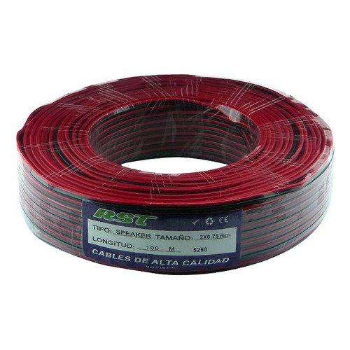 Rollo Cable Parlante 2 X 0.75 Mm. 100 Mts