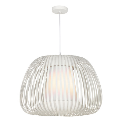 Colgante Tambor L Ø60cm 1xe27 Blanco Blanco