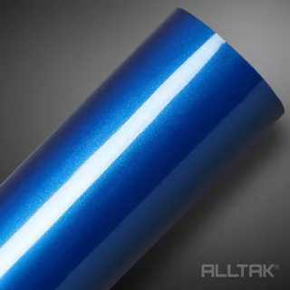 Adesivo Envelopamento Ultra Brilho Blue Metallic 1mx1,38m