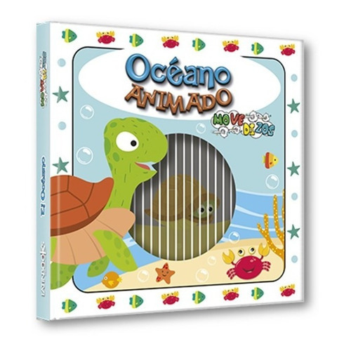 Oceano Animado - Movedizos - Cartone, De No Aplica. Editorial Latinbooks, Tapa Dura En Español