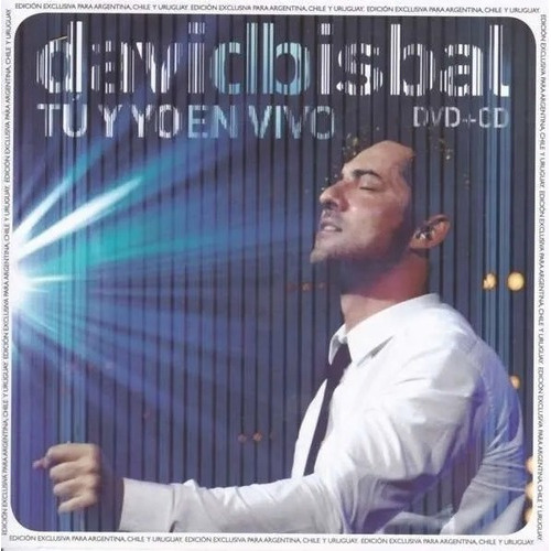 David Bisbal - Tu y yo en Vivo Cd + Dvd- cd + dvd 2015 producido por Universal Music - incluye pistas adicionales