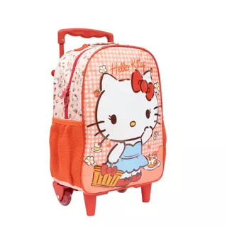 Mala Com Rodas 14 Hello Kitty R - 10861 - Artigo Escolar Cor Rosa