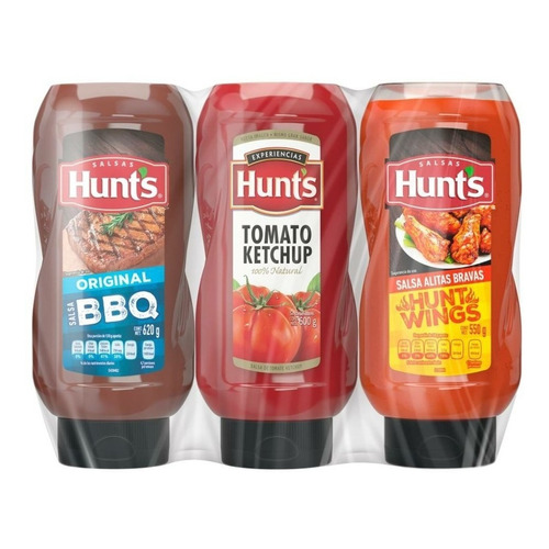 Paquete 3 Piezas Hunts Party Bbq Ketchup Hunt Wings 